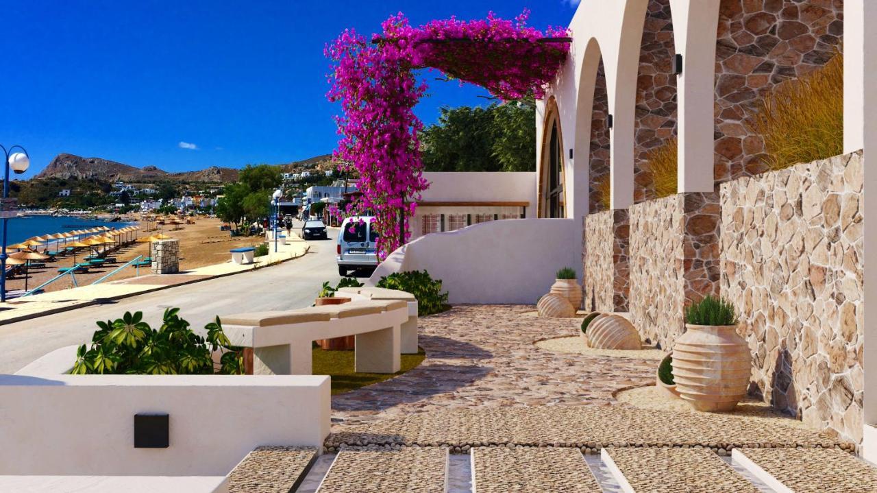 Delfini Beach Hotel & Suites Archangelos  Exteriör bild
