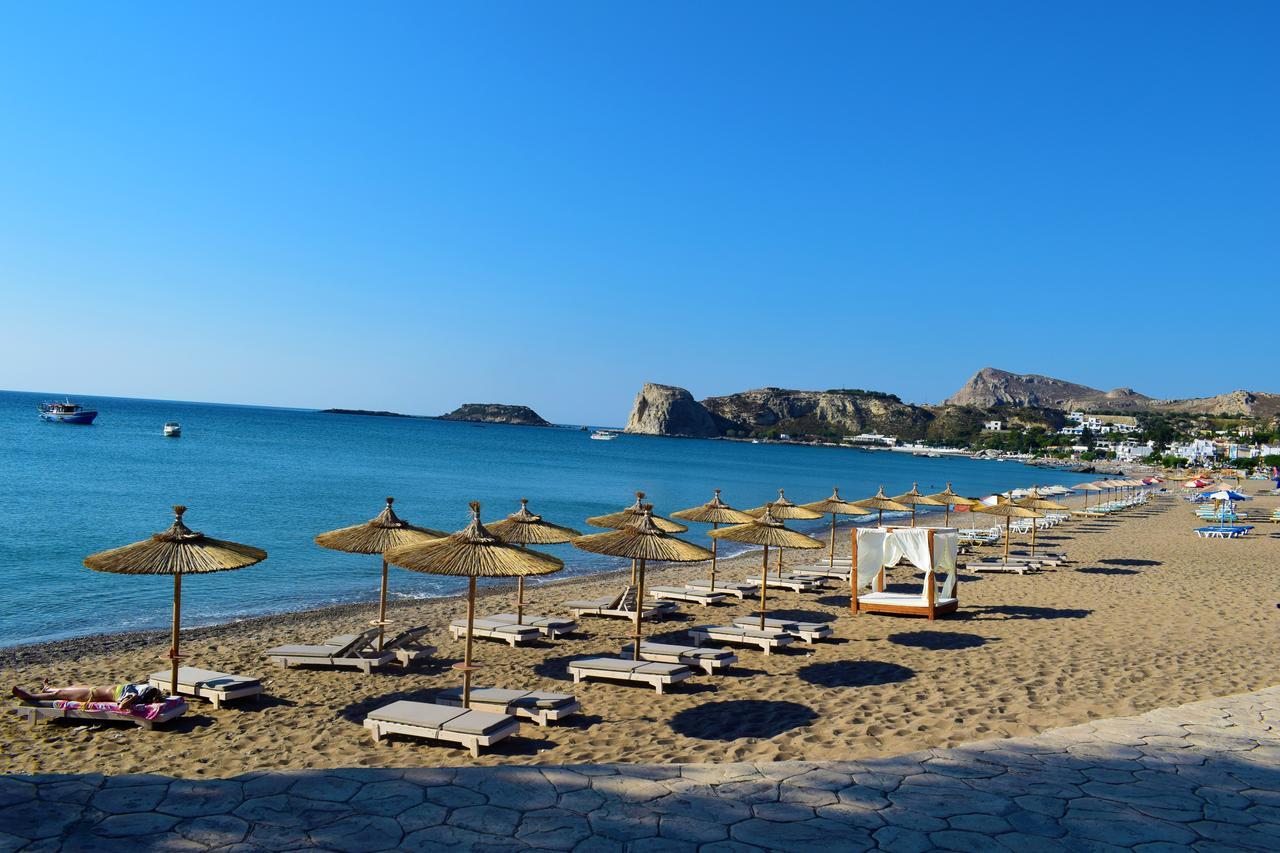 Delfini Beach Hotel & Suites Archangelos  Exteriör bild